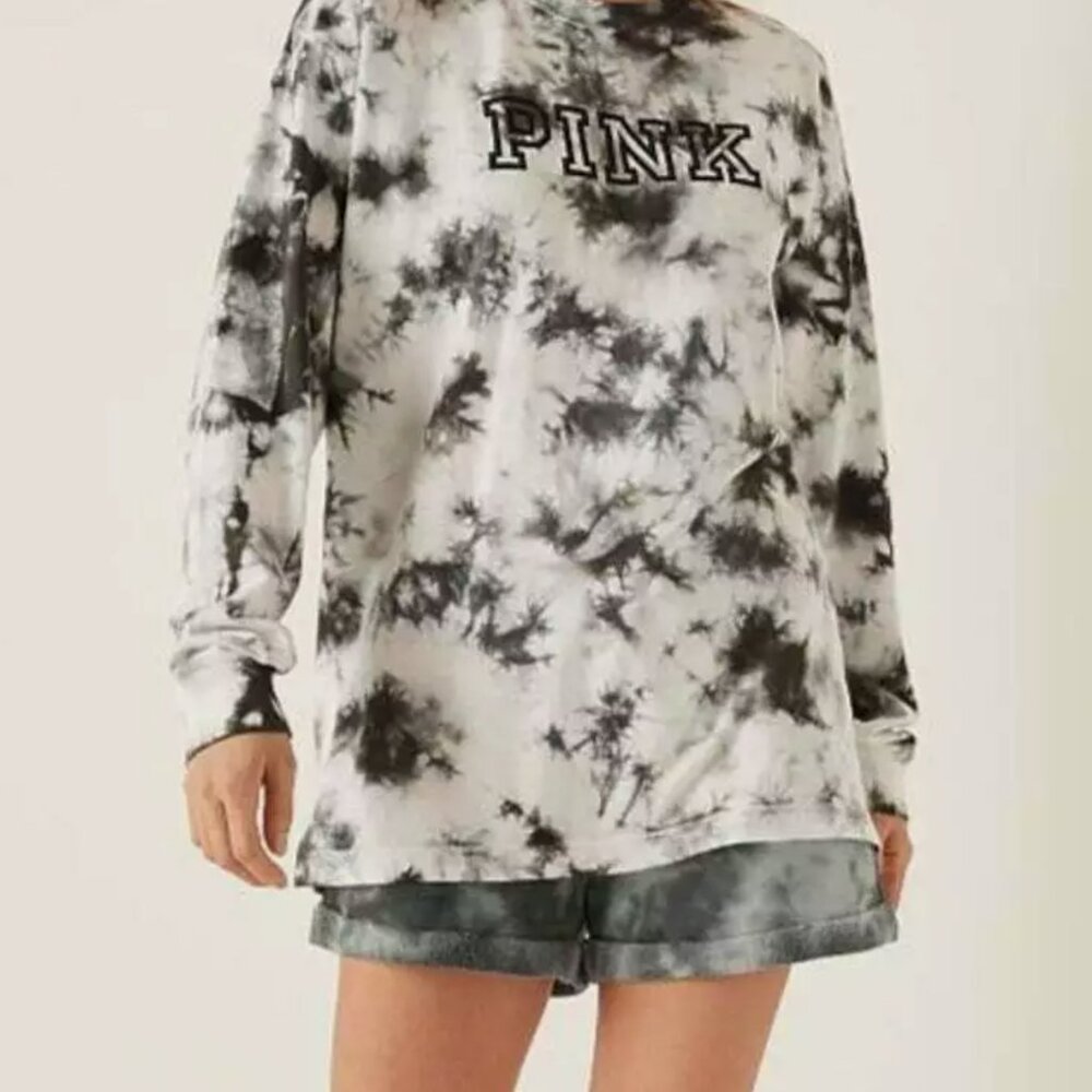 Tie dye Pink long sleeve shirt